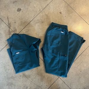 Figs Carribean blue scrubs